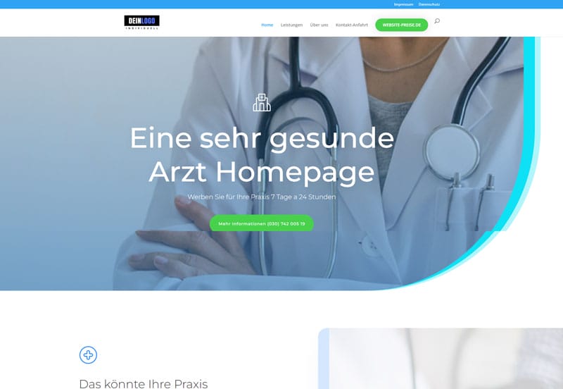 Design Arzt Website